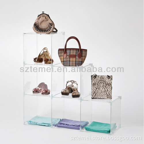 clear acrylic cube display set